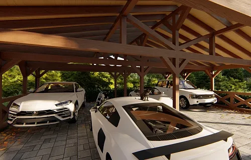 Навес для восьми машин ФЕНИКС — Фото 5