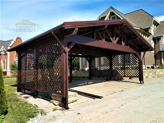 Навес для 3ех машин ВЕСТА 2.0 — Фото 6