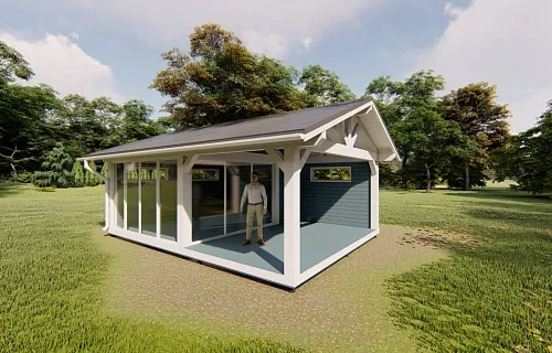 Застекленная беседка БУРЕВЕСТНИК — Фото 11