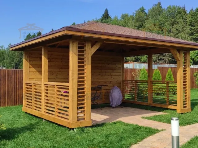 НАВЕС-БЕСЕДКА ФОРТУНА — Фото 3