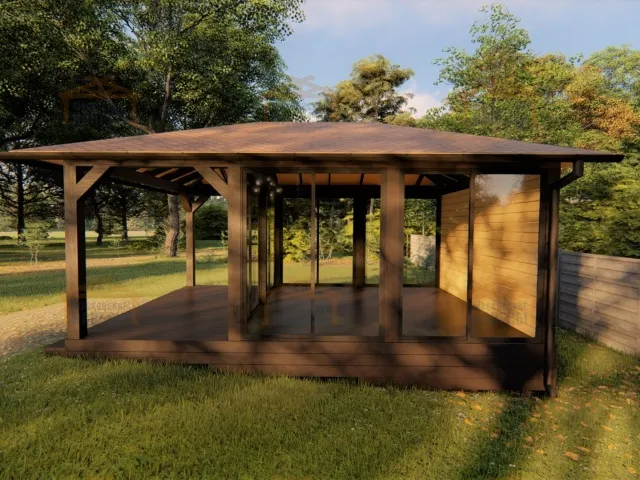 Застекленная беседка АДМИРАЛ — Фото 5