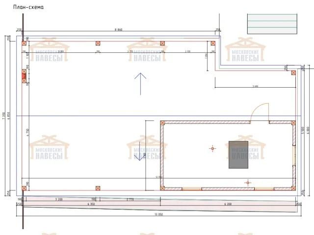 Навес с хозблоком АТМОСФЕРА — Фото 8