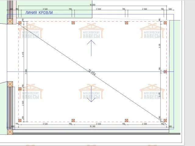 Навес из клееного бруса БОНАПАРТ — Фото 9