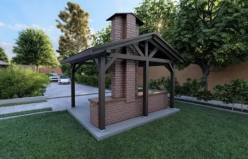 НАВЕС ДЛЯ БАРБЕКЮ АСТРА — Фото 2