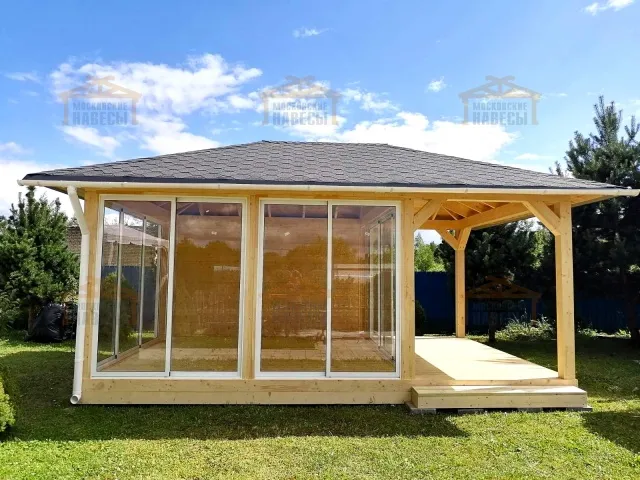 Застекленная беседка АДМИРАЛ — Фото 2