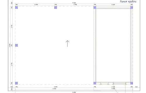 Навес для двух машин с хозблоком ФЛЭТ 2.0 — Фото 7