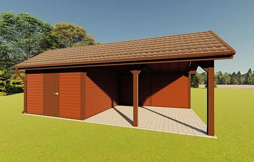 НАВЕС-БЕСЕДКА КАРПАТЫ 2.0 — Фото 4