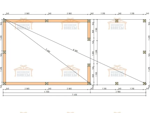 НАВЕС-БЕСЕДКА АДРИЯ — Фото 3