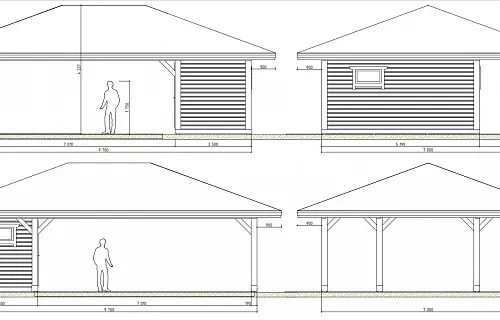 Навес с хозблоком АРИЗОНА — Фото 9