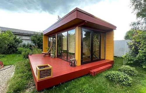 Застекленная беседка САДОВЫЙ ОФИС — Фото 3