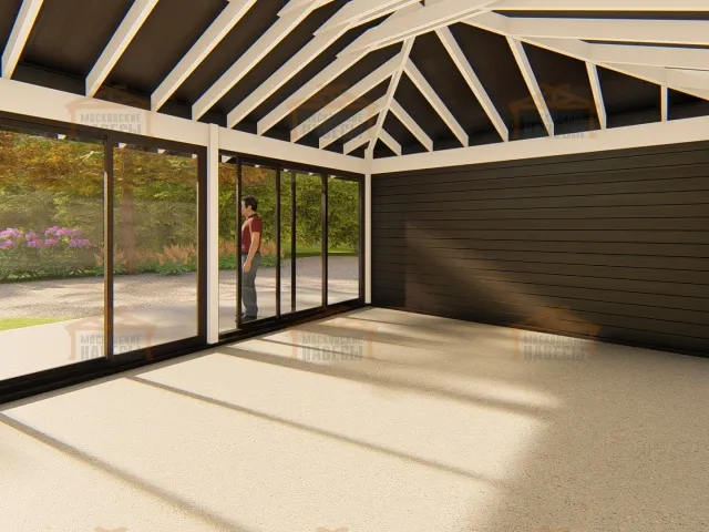 Застекленная беседка ЧАЙКА — Фото 5