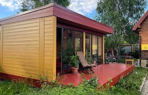 Застекленная беседка САДОВЫЙ ОФИС — Фото 5