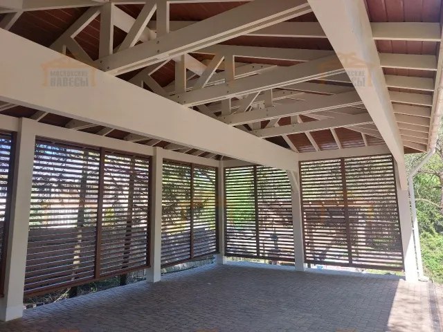 Навес для трех машин ЛАДЬЯ — Фото 3