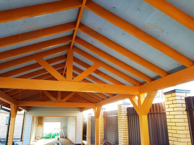 Гараж и навес для автомобилей БАРВИХА — Фото 2