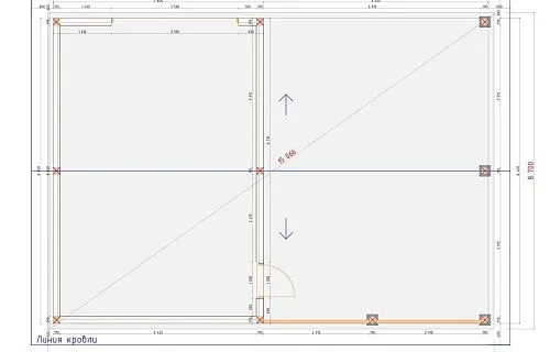 Навес для двух авто с хозблоком ПАРКВИЛЛЬ — Фото 6