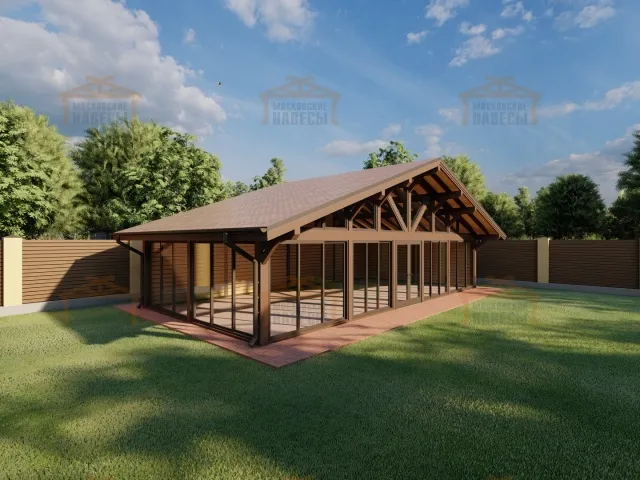 Застекленная беседка КОСМОС — Фото 6