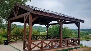Навес для двух машин ПРОВАНС - миниатюра