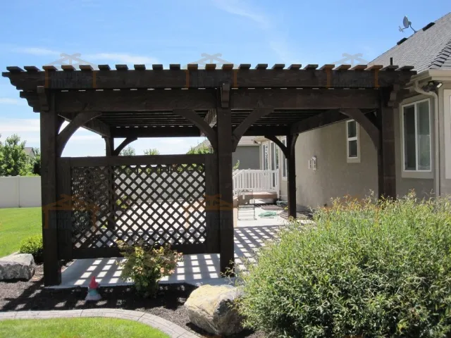 ДЕРЕВЯННАЯ ПЕРГОЛА №1 — Фото 3