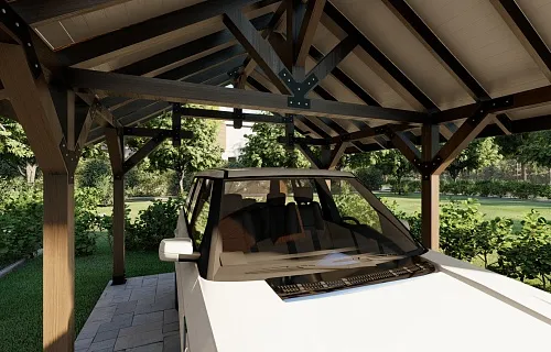 Фахверк-навес  БРАНДЕНБУРГ — Фото 4