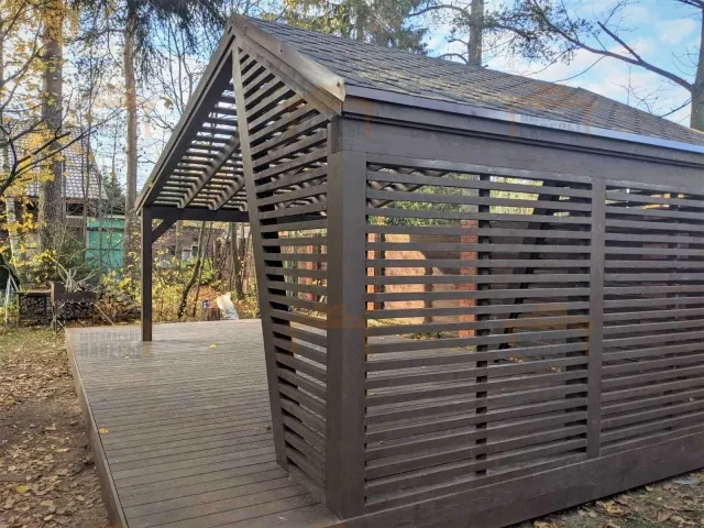 НАВЕС-БЕСЕДКА МОДЕРН — Фото 3