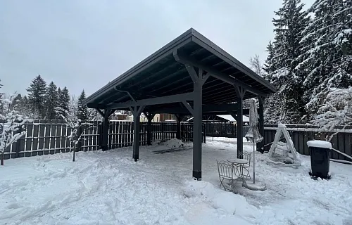 Односкатный навес для машин ХАРТВУД — Фото 2