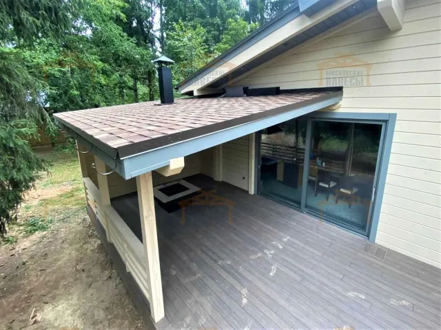 ВЕРАНДА-ТЕРРАСА К ДОМУ ЛЕТНЯЯ — Фото 6