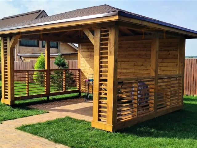 НАВЕС-БЕСЕДКА ФОРТУНА — Фото 2