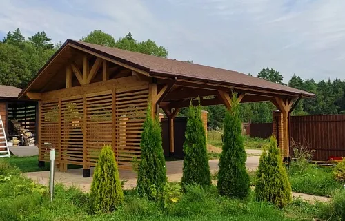 Навес для двух машин КАНТРИ 2.0 — Фото 3