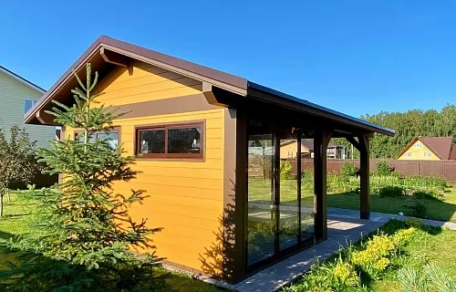 Застекленная беседка БУРЕВЕСТНИК 2.0 — Фото 8