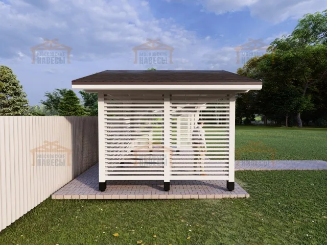 НАВЕС-БЕСЕДКА АДРИЯ 2.0 — Фото 10