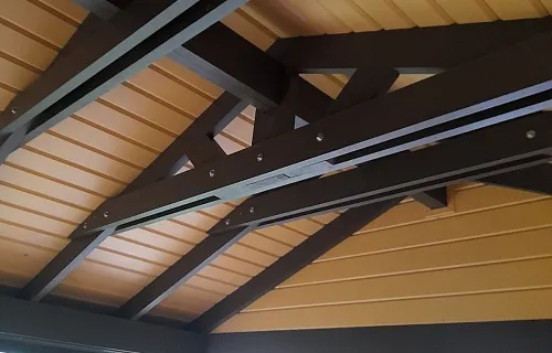 Застекленная беседка с хозблоком САКСОНИЯ — Фото 6