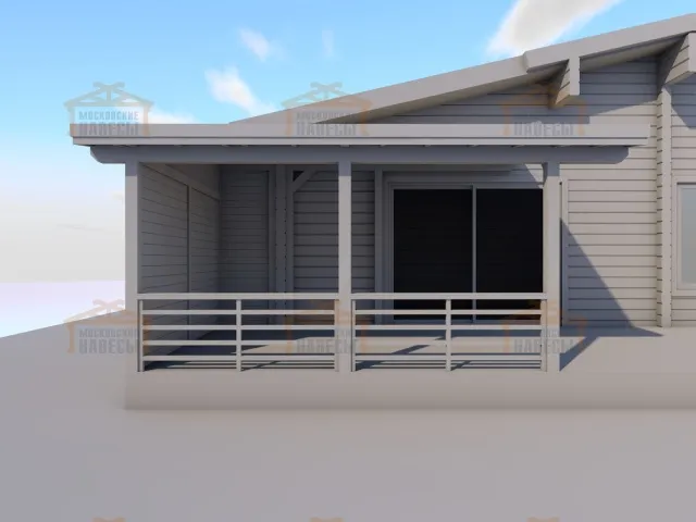 ВЕРАНДА-ТЕРРАСА К ДОМУ ЛЕТНЯЯ — Фото 8