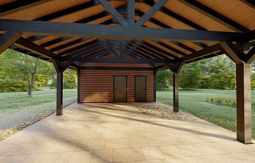 Навес с хозблоком УЛЬТРА — Фото 4