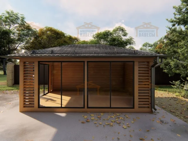 Застекленная беседка ЦЕЗАРЬ — Фото 8