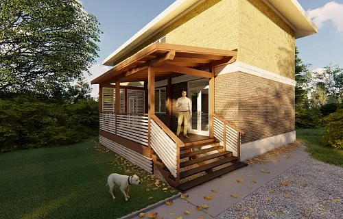 ВЕРАНДА К ДОМУ БРИСТОЛЬ — Фото 2