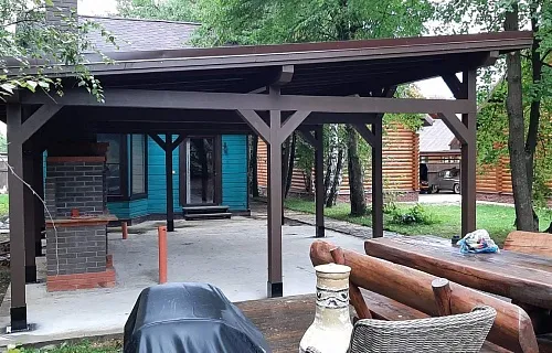 НАВЕС ДЛЯ БАРБЕКЮ НОРМАНДИЯ MAXI — Фото 3