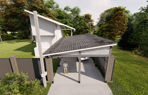 Навес односкатный для автомобилей ОСТИН — Фото 7