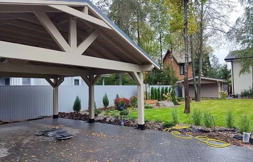 Навес для двух машин АСТОР — Фото 7