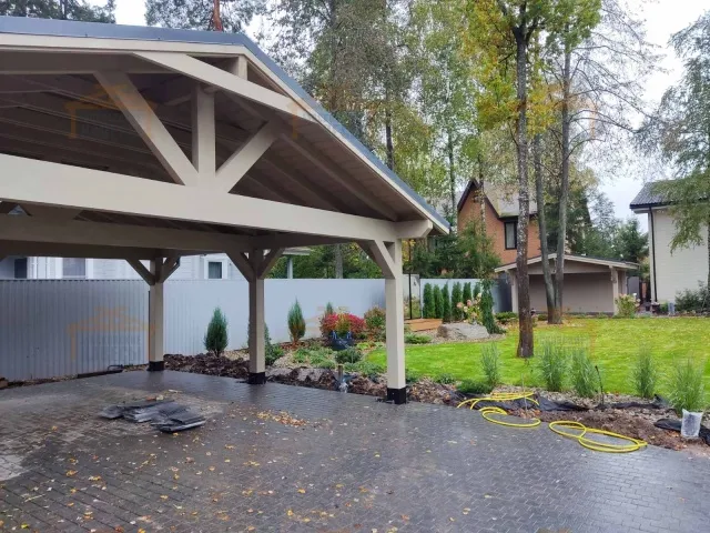 Навес для двух машин АСТОР — Фото 7