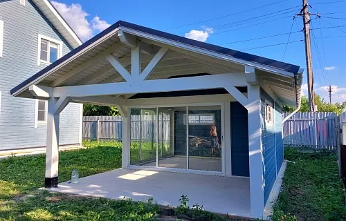 Застекленная беседка БУРЕВЕСТНИК — Фото 3