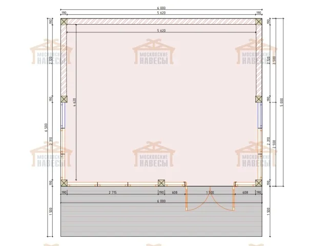 Застекленная беседка МОНТАНА 2.0 — Фото 7