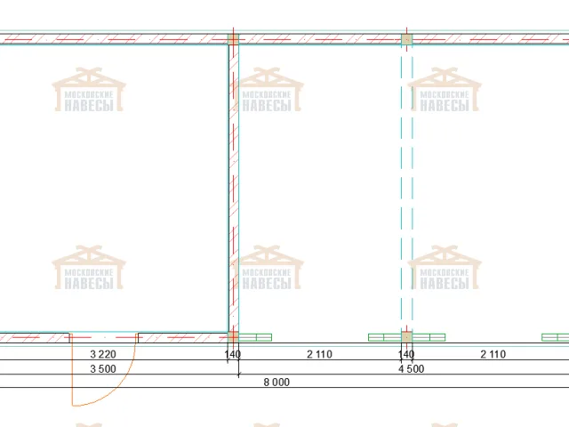 НАВЕС-БЕСЕДКА КАРПАТЫ 2.0 — Фото 7