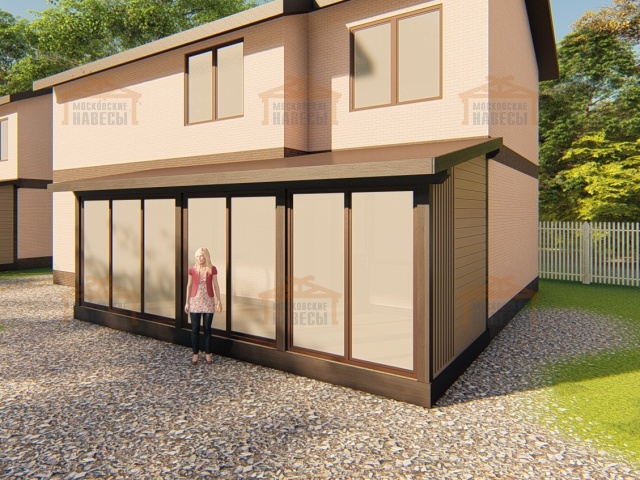 Застекленная беседка ЮНОНА 2.0 — Фото 3