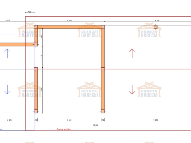 Навес для двух машин с хозблоком ФЭМИЛИ 2.0 — Фото 5