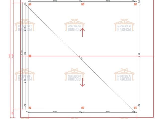 Навес для двух машин КАНТРИ 2.0 — Фото 5