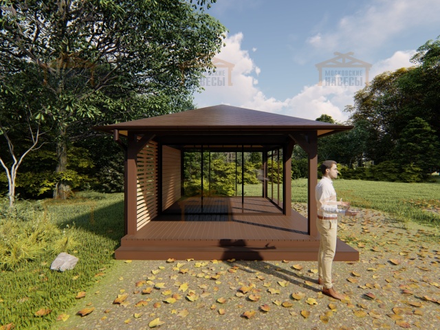 Застекленная беседка КИНГСТОН 2.0 — Фото 3