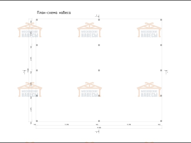 Навес для восьми машин ФЕНИКС — Фото 6
