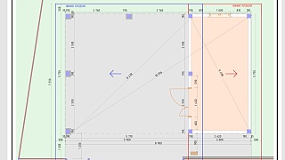 Навес для двух машин с хозблоком КОНАКОВО 3.0 - миниатюра
