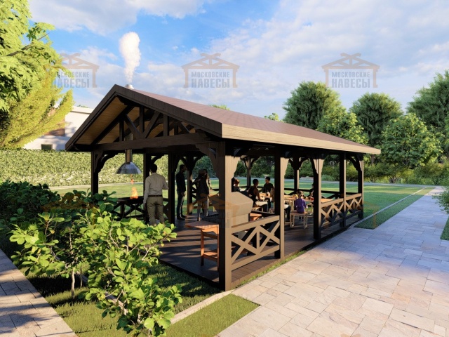 Навес для барбекю ЛУИЗИАНА — Фото 5