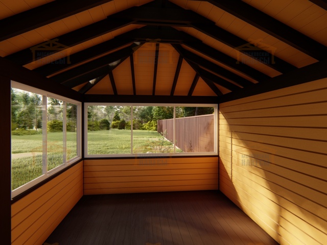 Застекленная беседка АКВИТАНИЯ 2.0 — Фото 6